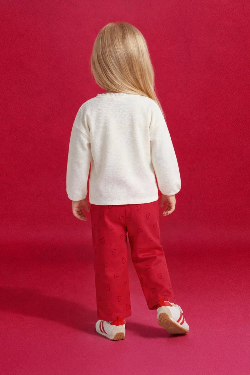 ديفاكتو طقم سويت شيرت وبنطلون للرضع - قطعتين - Image 3